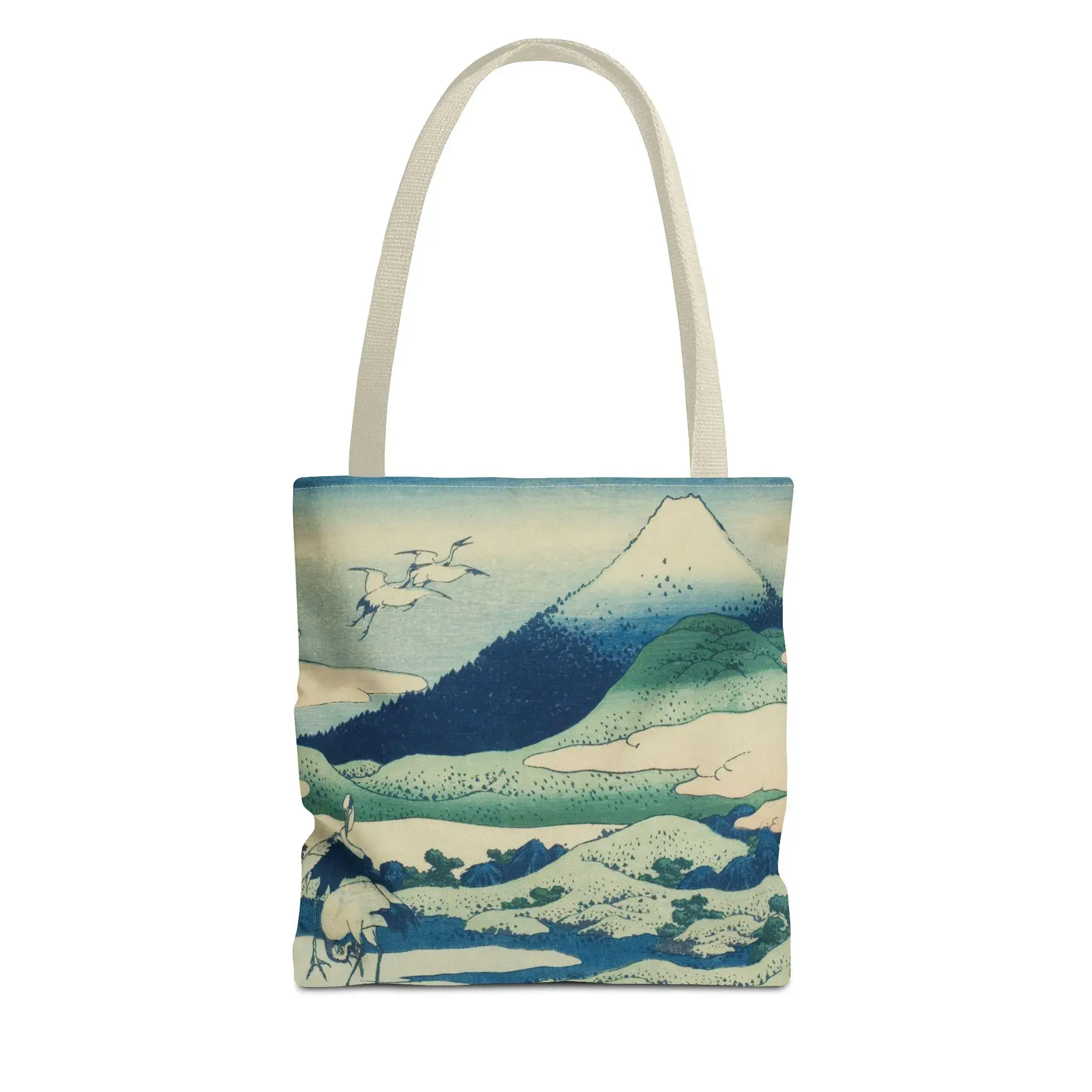 Mount Fuji View from Umezawa Marsh by Katsushika Hokusai - Japanese Ukiyo-e Tote Bag